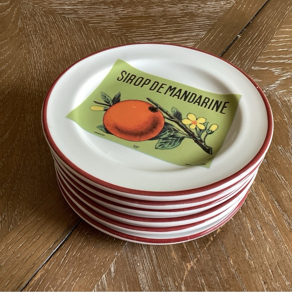 Williams Sonoma Set of Six Appetizer Plates - Picture 6 of 6